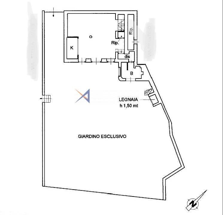 Foto 22 - Villa Bordighera - planimetria 1