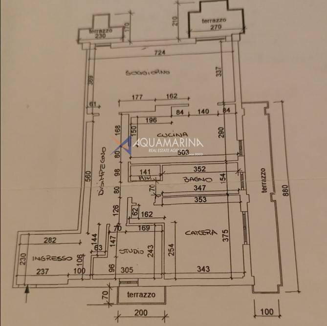 Foto 13 - Appartamento Sanremo - planimetria 1
