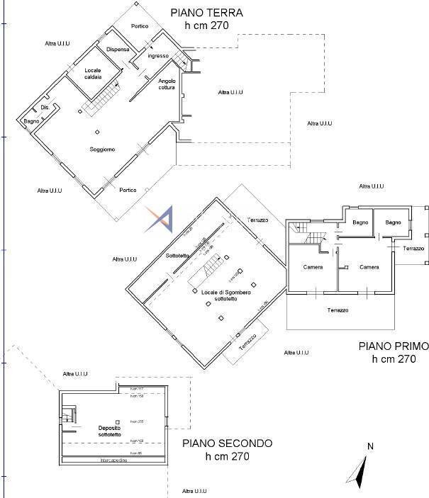 Foto 40 - Villa Camporosso - planimetria 1