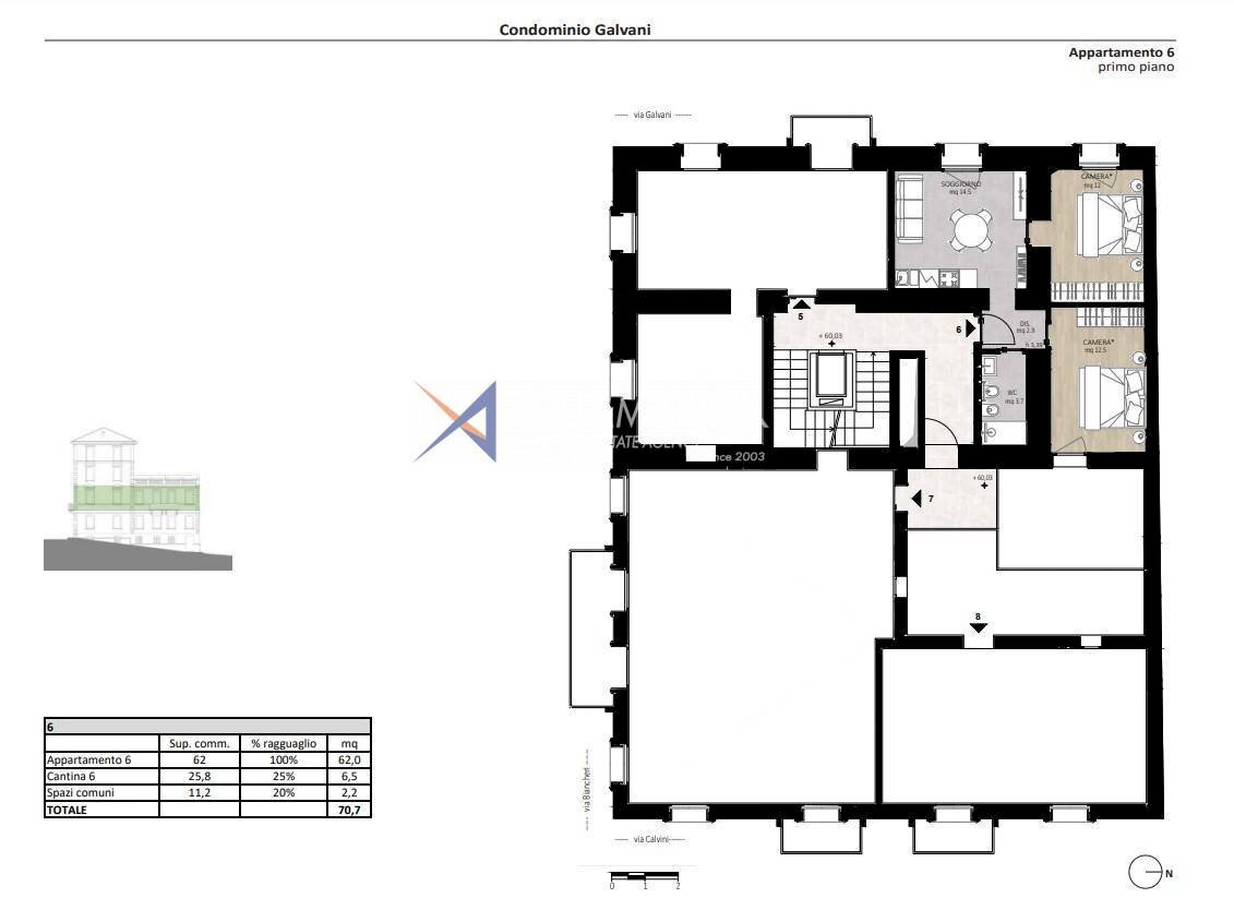 Foto 4 - Appartamento Sanremo - planimetria 1