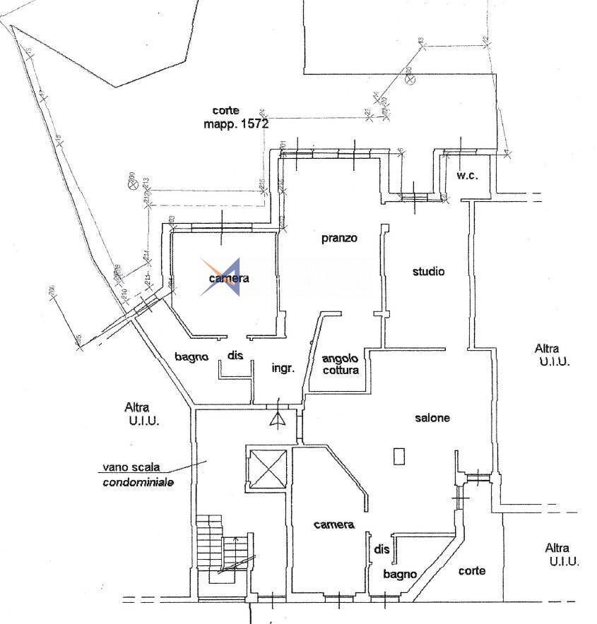 Foto 58 - Appartamento Sanremo - planimetria 1