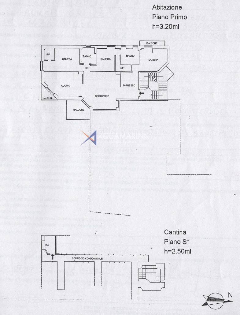 Foto 23 - Appartamento Sanremo - planimetria 1