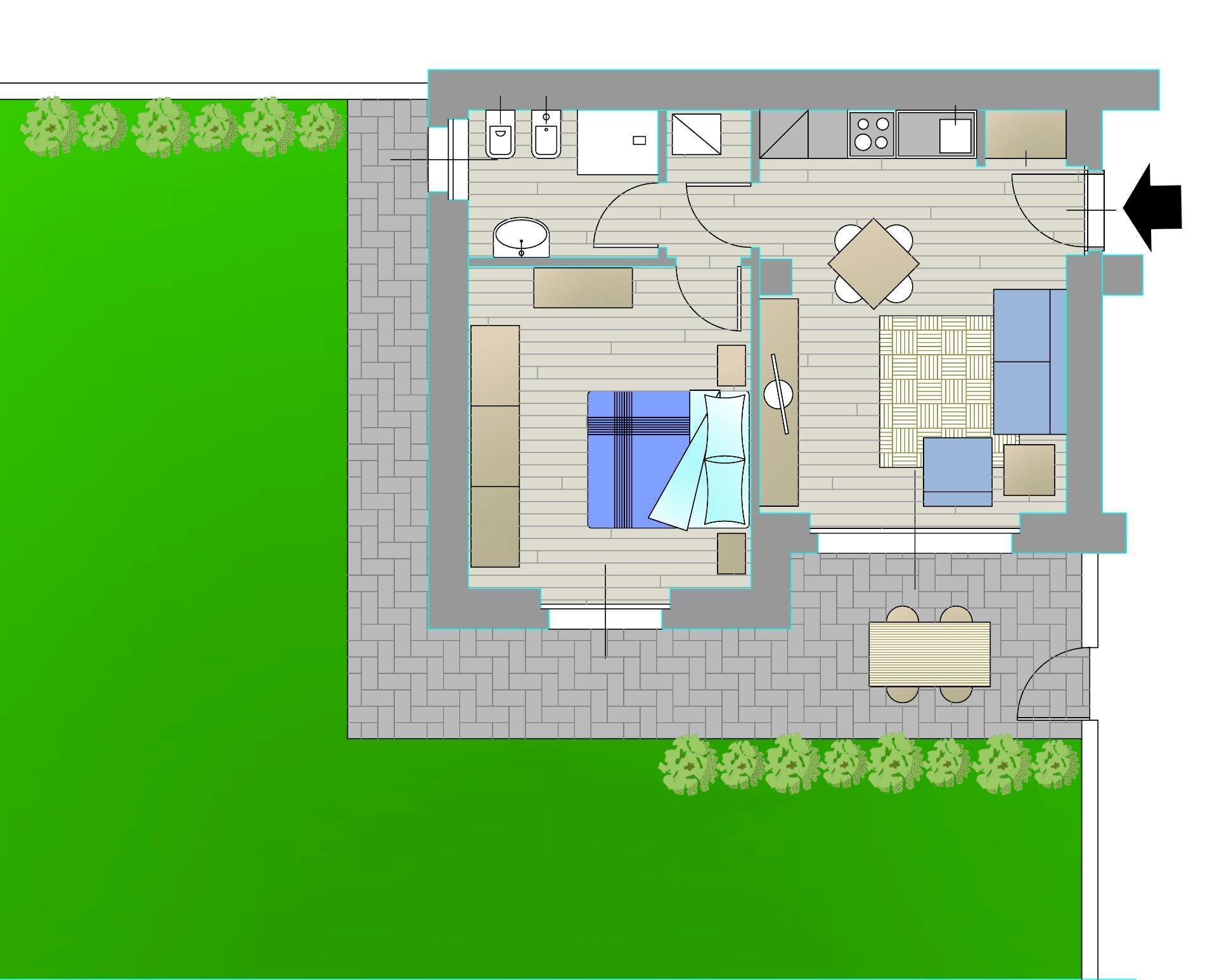 Foto 9 - Agriturismo VIA STRADIVARI, Lainate - planimetria 1