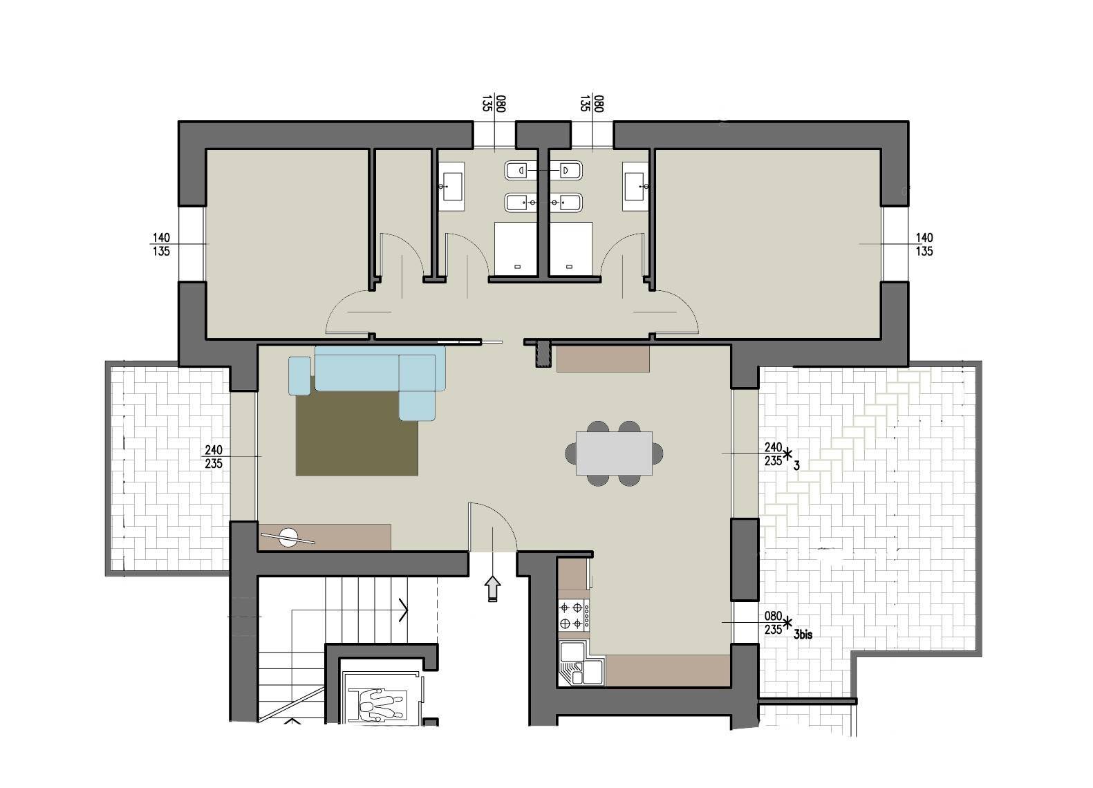 Foto 10 - Trilocale VIA STRADIVARI, Lainate - planimetria 1