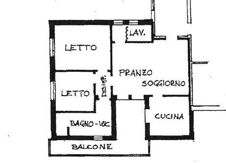 Foto 16 - Trilocale Sassuolo - planimetria 1