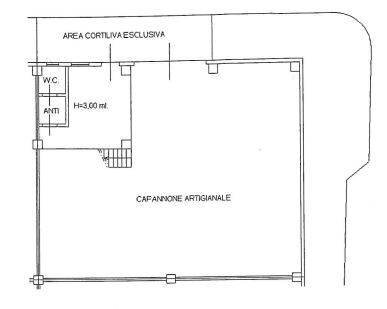 Foto 2 - Capannone Casalgrande - planimetria 1