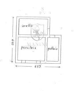 \nFoto 14\n - Rustico Podere Colombaio, San Casciano dei Bagni - planimetria 1