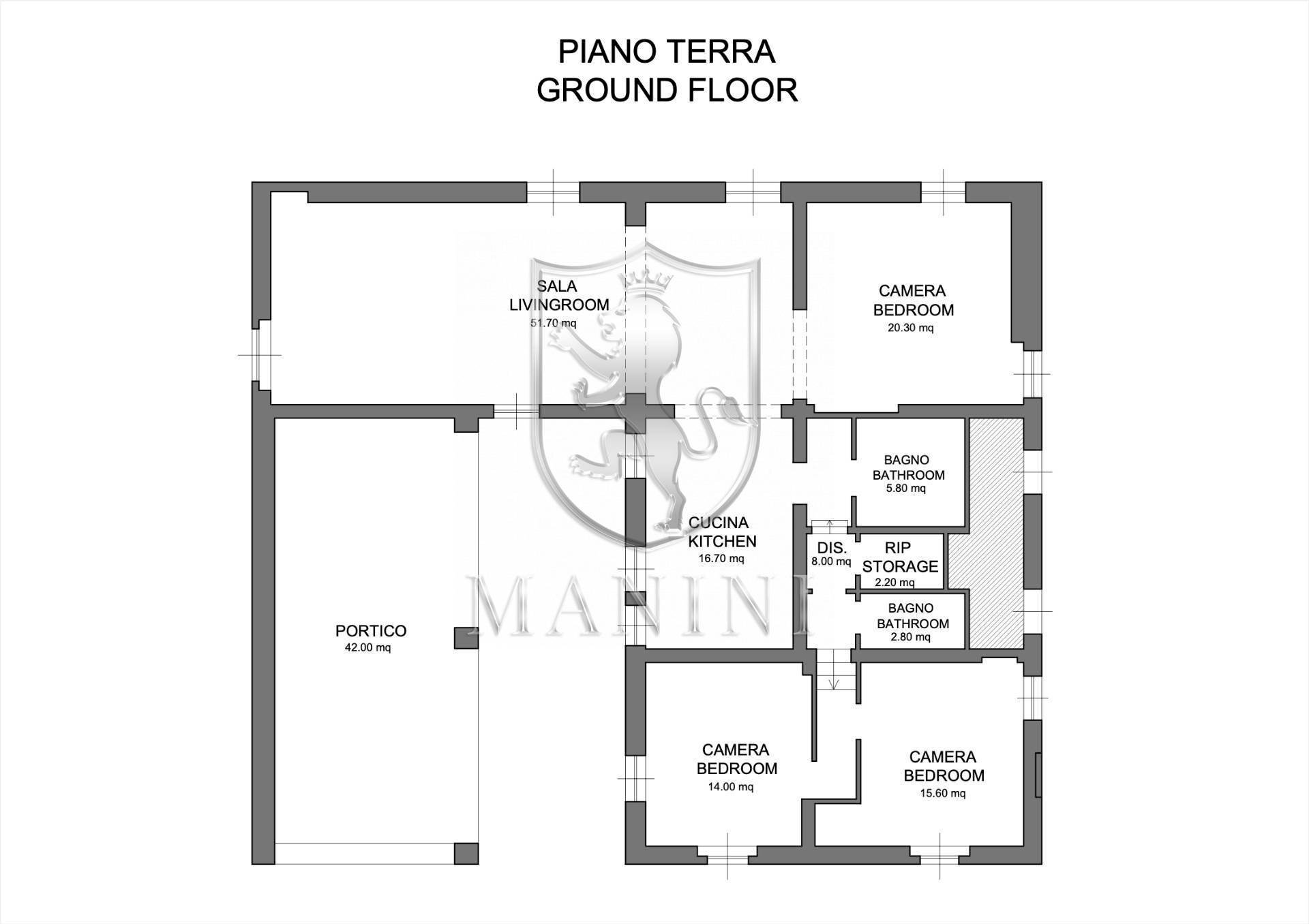 Foto 46 - Rustico Via Aldo Moro, Buonconvento - planimetria 1