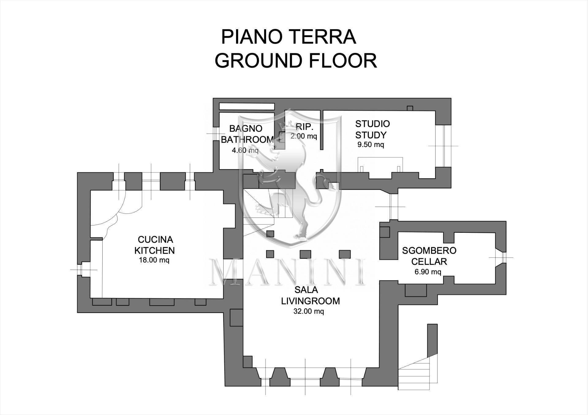 \nFoto 35\n - Rustico cortona
 
4, Cortona - planimetria 1