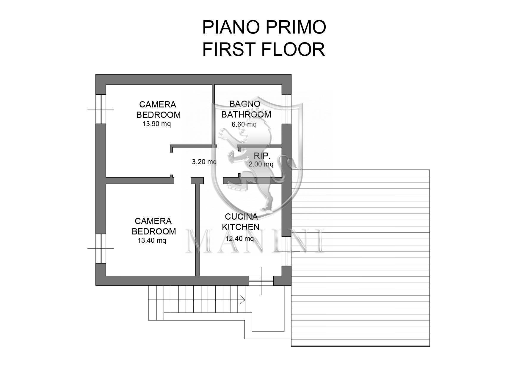 \nFoto 40\n - Rustico Pienza - planimetria 1