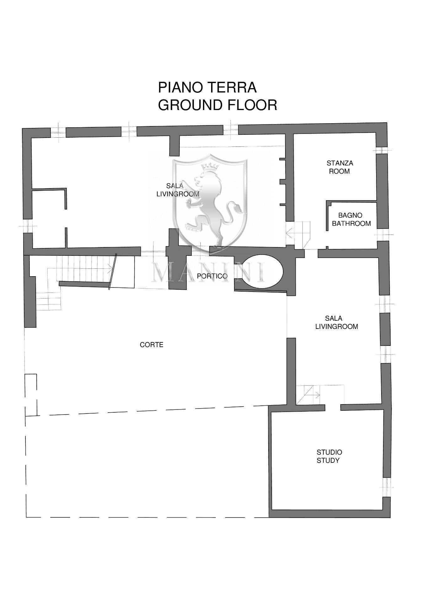Foto 40 - Rustico Case sparse
 
26, Trequanda - planimetria 1