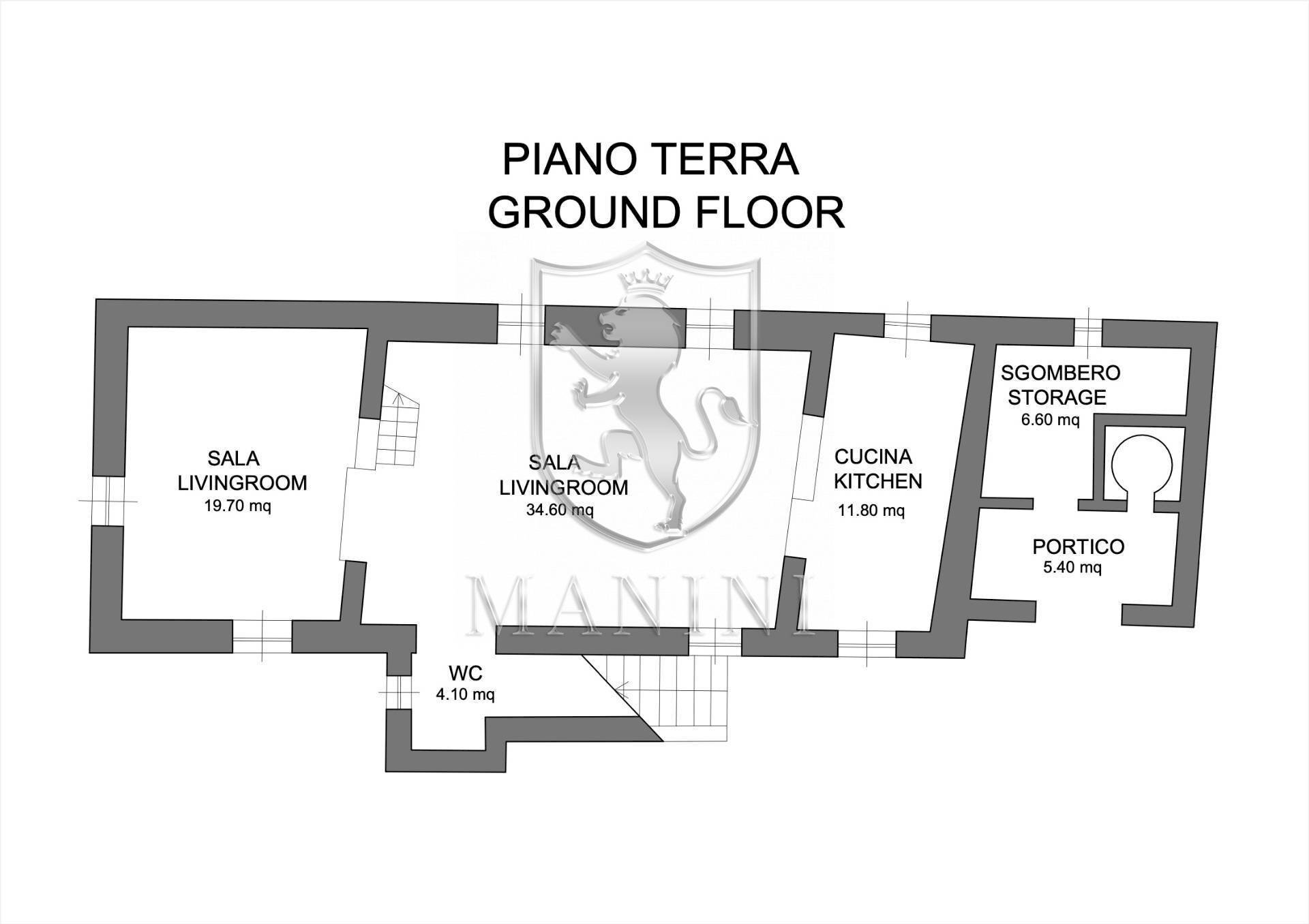 \nFoto 35\n - Rustic Via di Fortezza
 
4, Cortona - floor plans 1