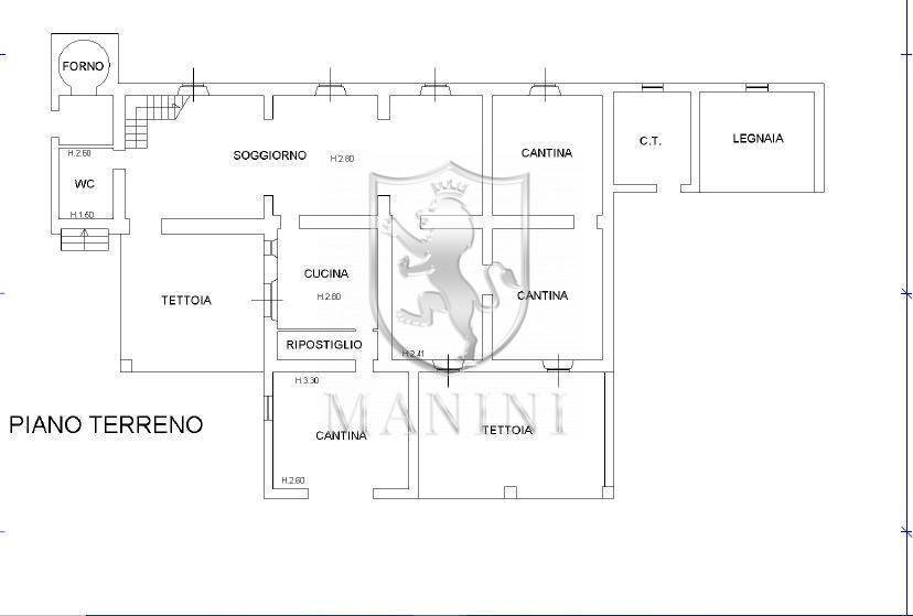 \nFoto 40\n - Rustico via del casello
 
5, Pienza - planimetria 1