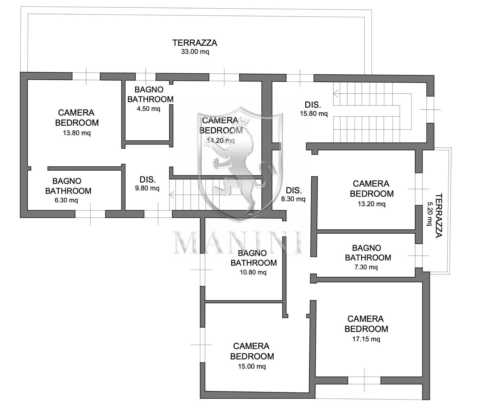 \nFoto 48\n - Villa viale della repubblica, Forte dei Marmi - planimetria 1