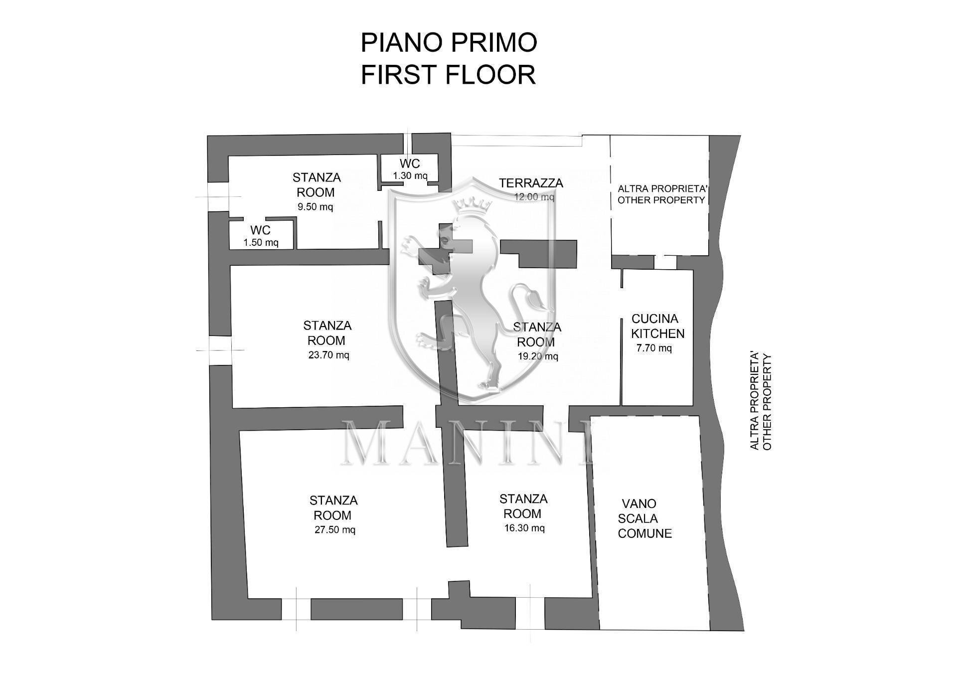 \nFoto 36\n - Apartment via gioco del pallone
 
3, Cortona - floor plans 1