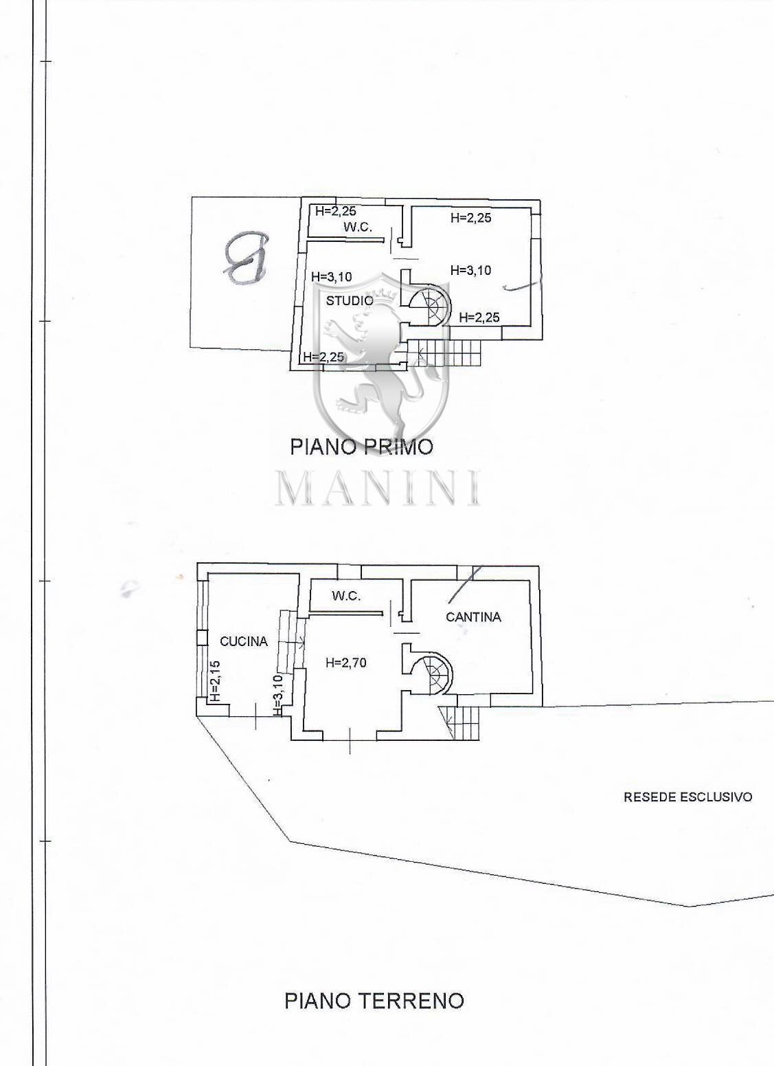 Foto 38 - Rustico strada di camurli
 
12, Gaiole in Chianti - planimetria 1