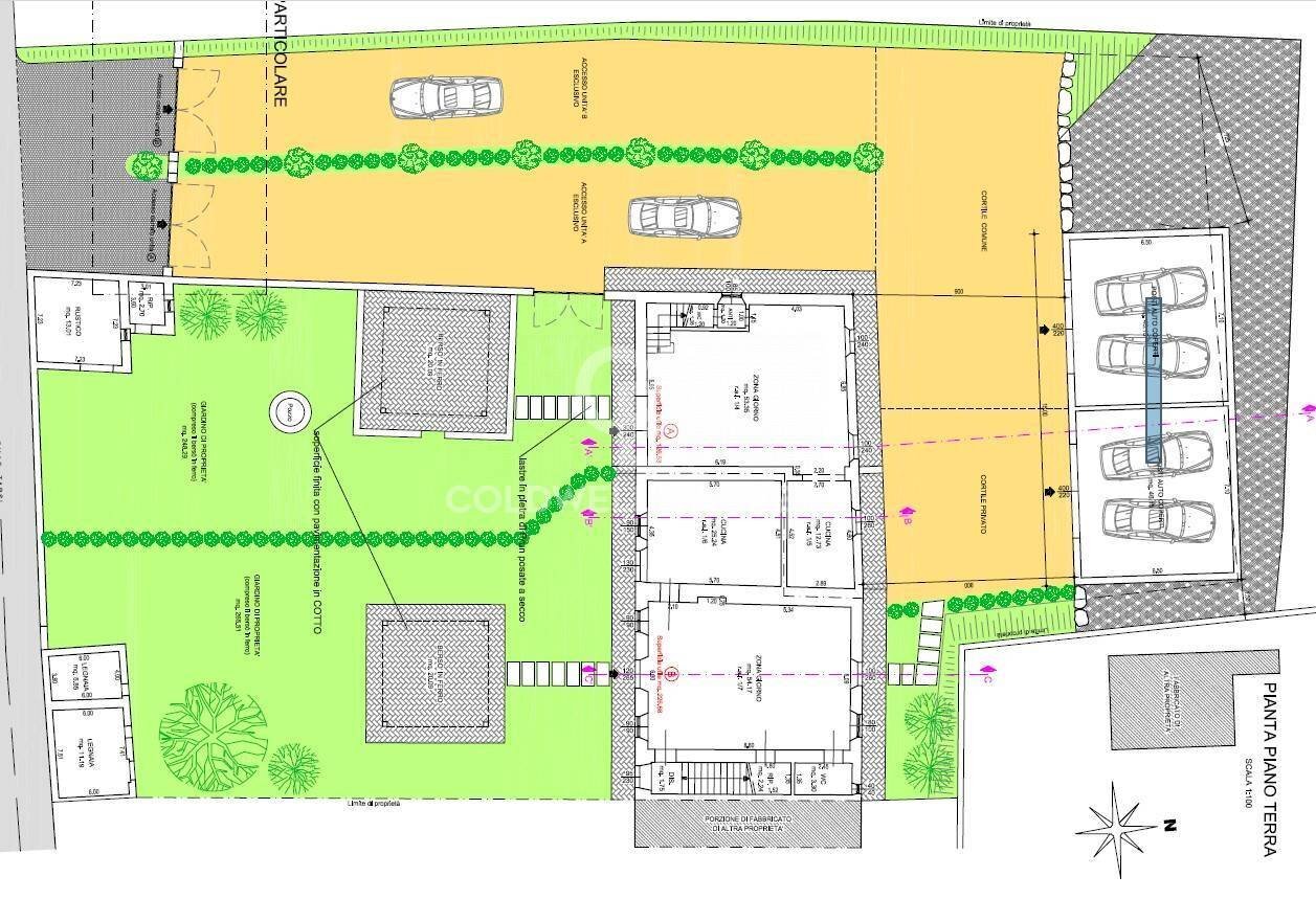 Planimetria - Rustico strada tarsi, Monzambano - planimetria 1
