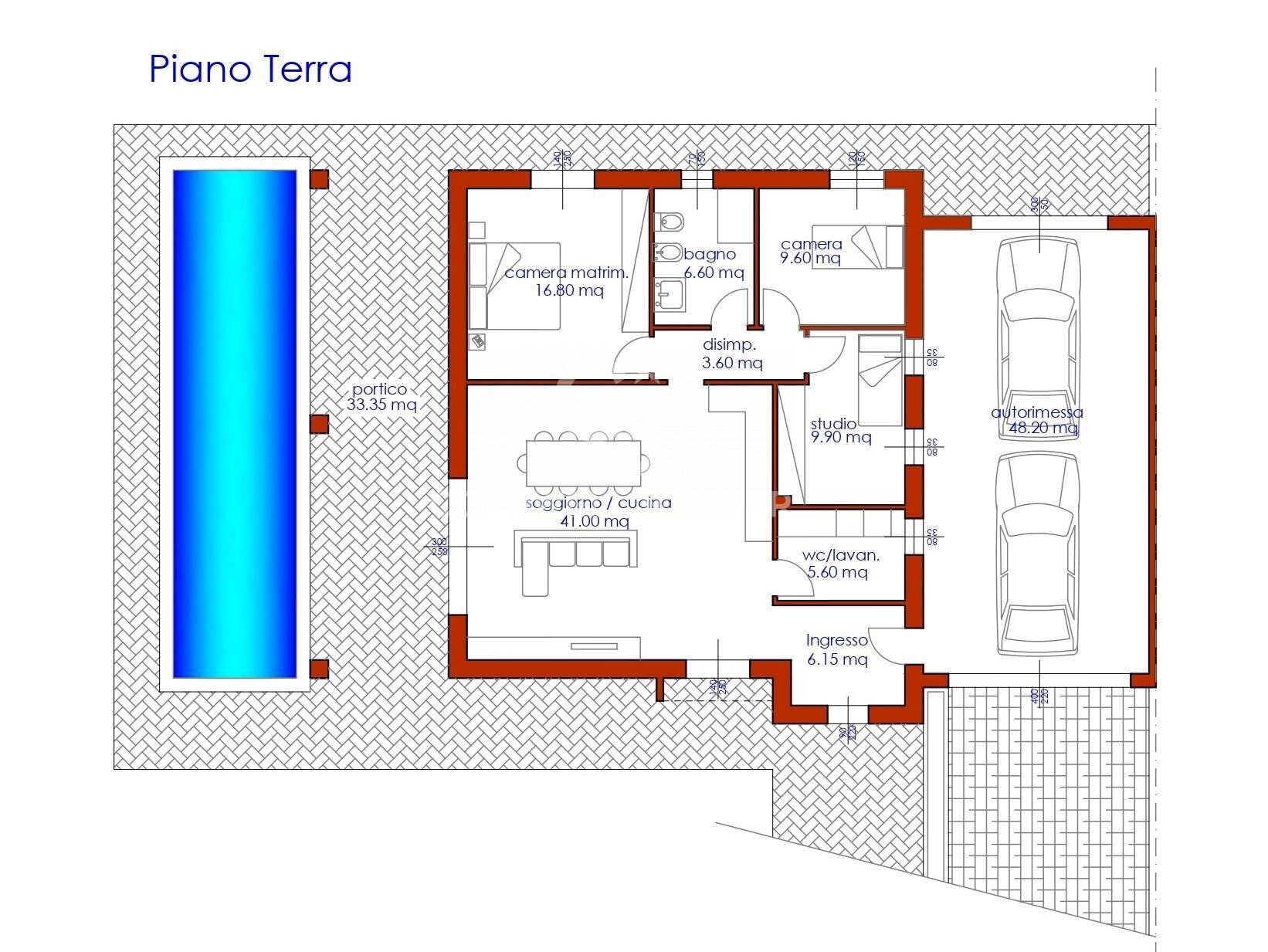 Foto 10 - Villa Via Cavallino, Muscoline - floor plans 1