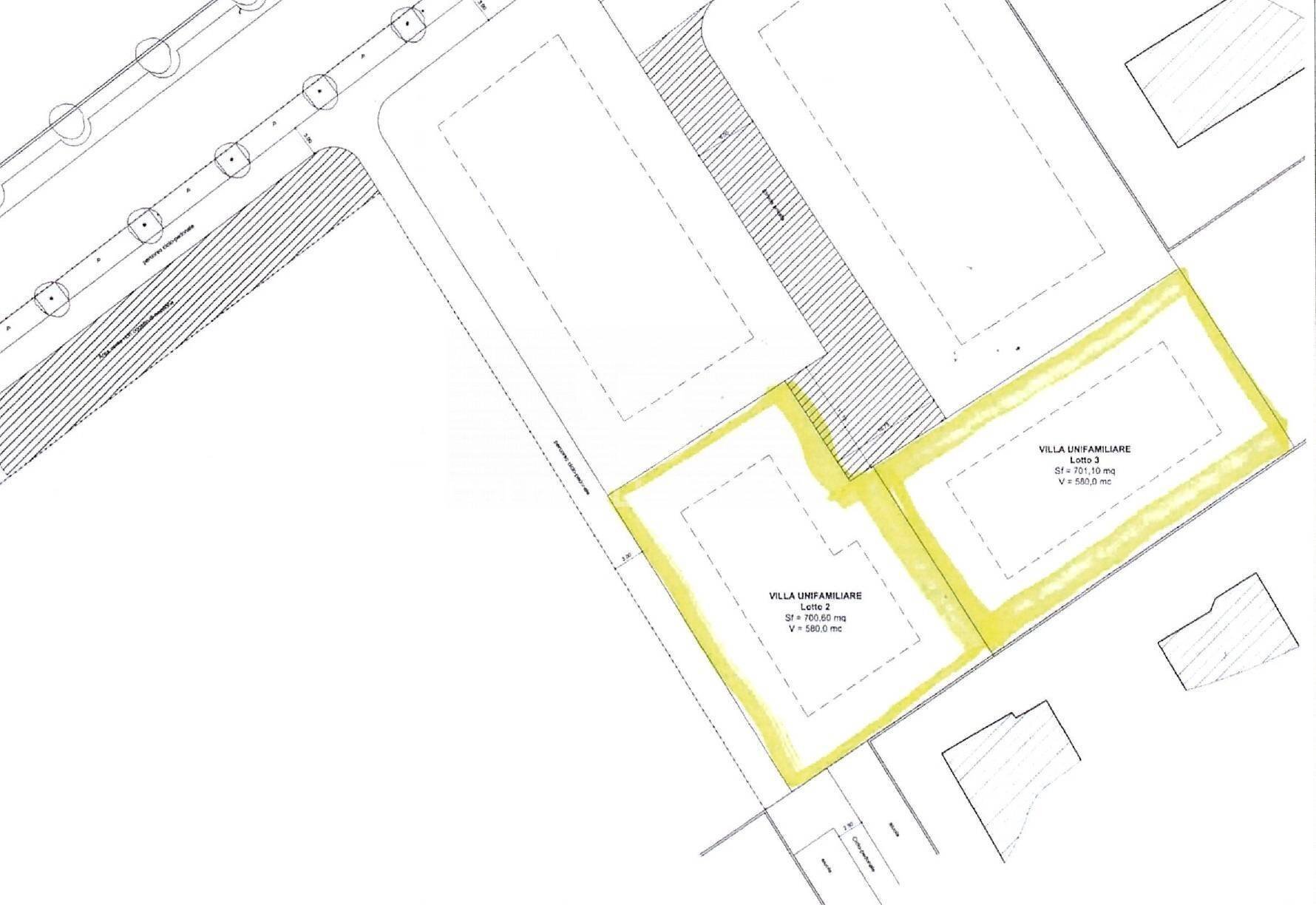 Foto 3 - Building land Alessandro Volta, Prevalle - floor plans 1