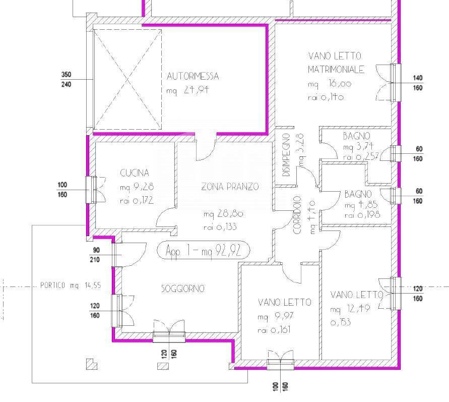Foto 6 - Casa semi indipendente VIA RIGAMONTI, Ghedi - planimetria 1