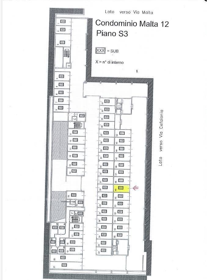 Foto 6 - Box Via Malta
 
12, Brescia - planimetria 1