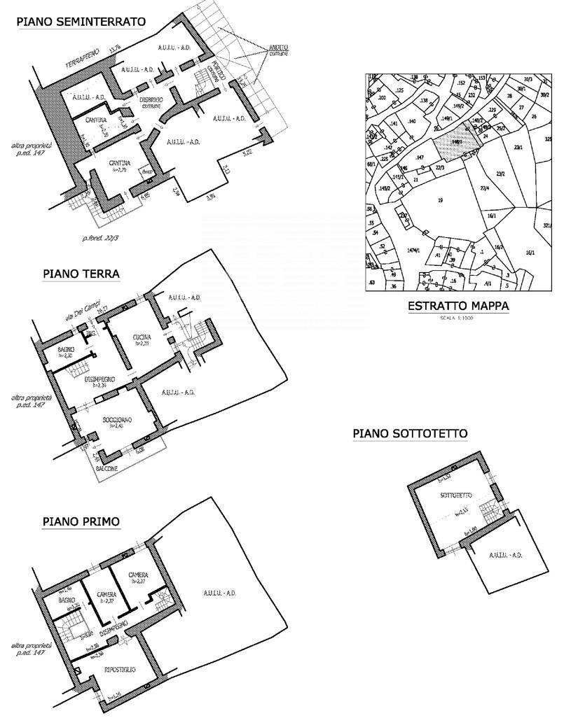 Foto 34 - Casa semi indipendente VIA DEI CAMPI
 
6, Valvestino - planimetria 1