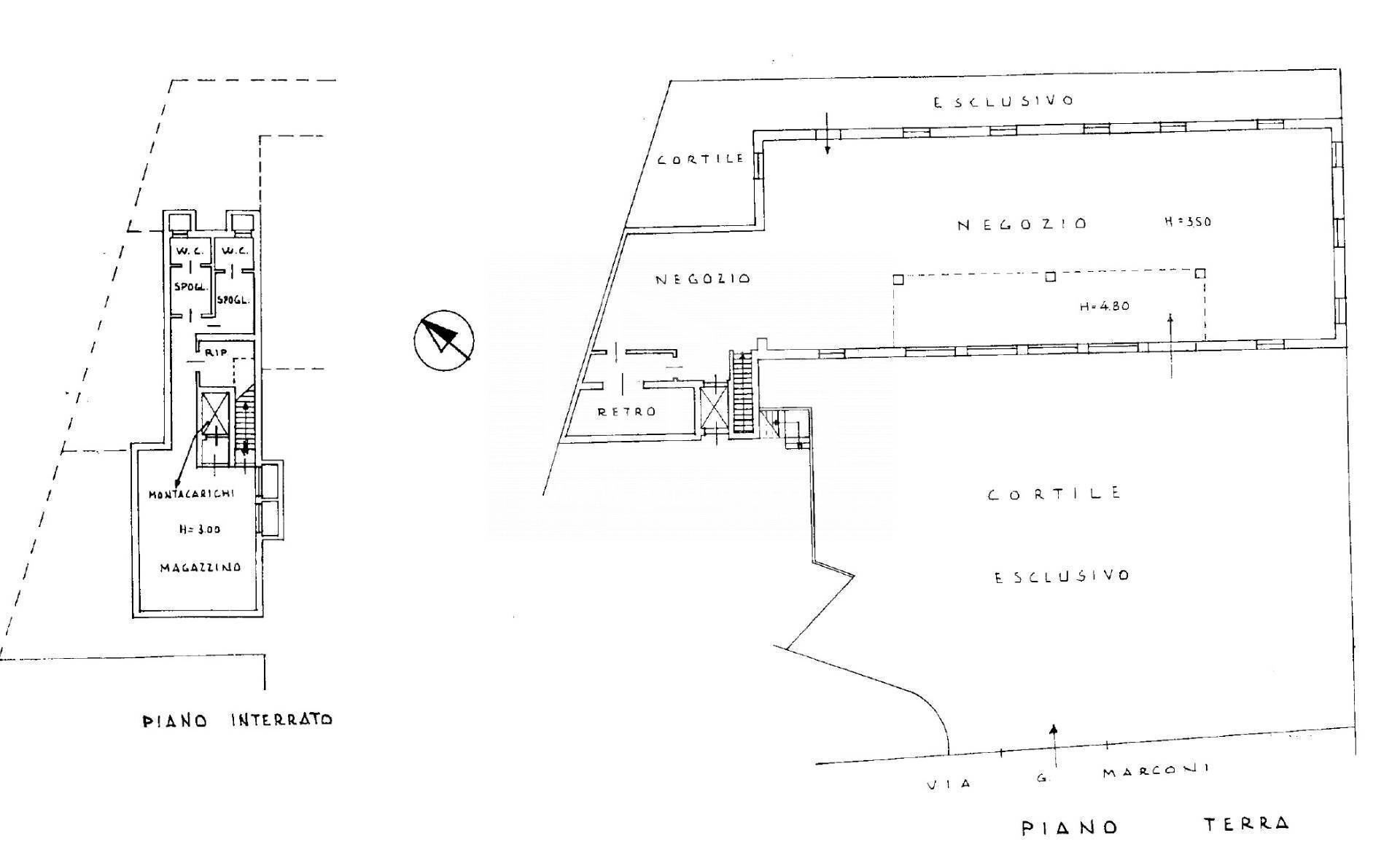 Foto 30 - Commercial Premises VIA MARCONI, Offlaga - floor plans 1