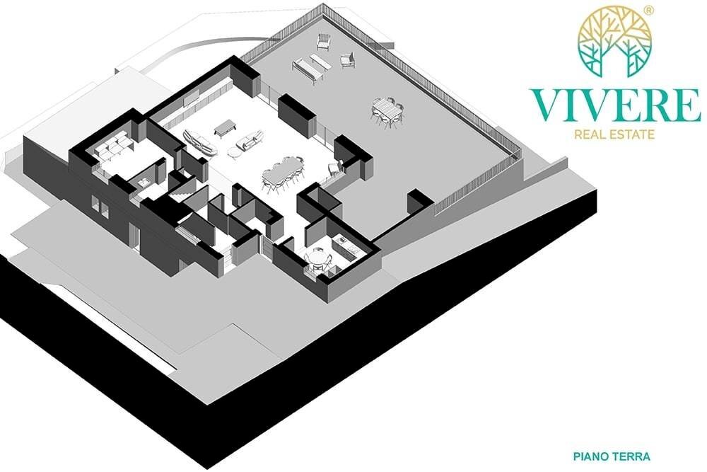 Foto 36 - Villa Via Della Nocetta, Roma - planimetria 1
