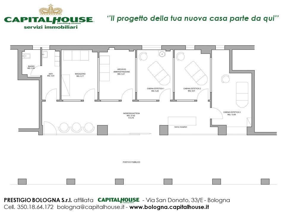 Foto 13 - Locale Commerciale Viale Zagabria, Bologna - planimetria 1