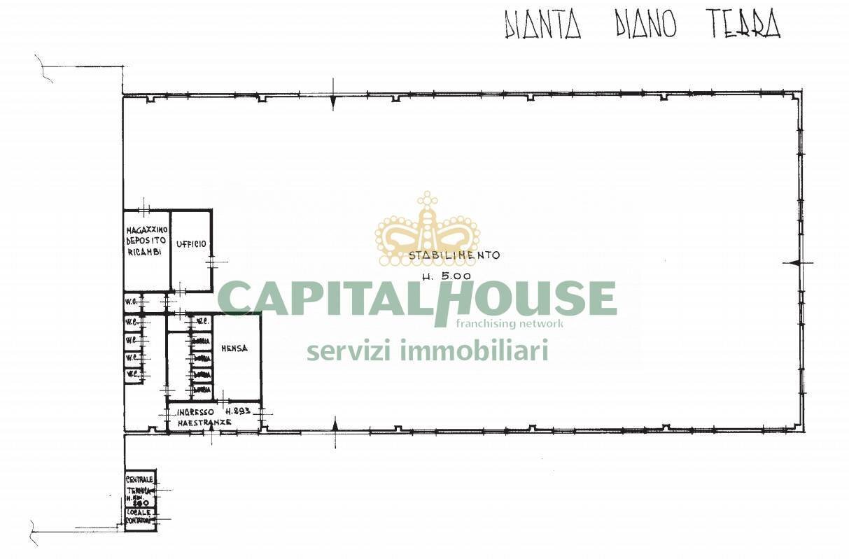 Foto 10 - Capannone Via Sant'Alberto, San Pietro in Casale - planimetria 1