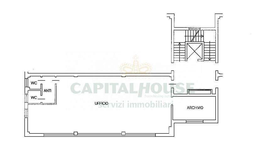 Foto 14 - Ufficio via salvatore quasimodo, Castel Maggiore - planimetria 1