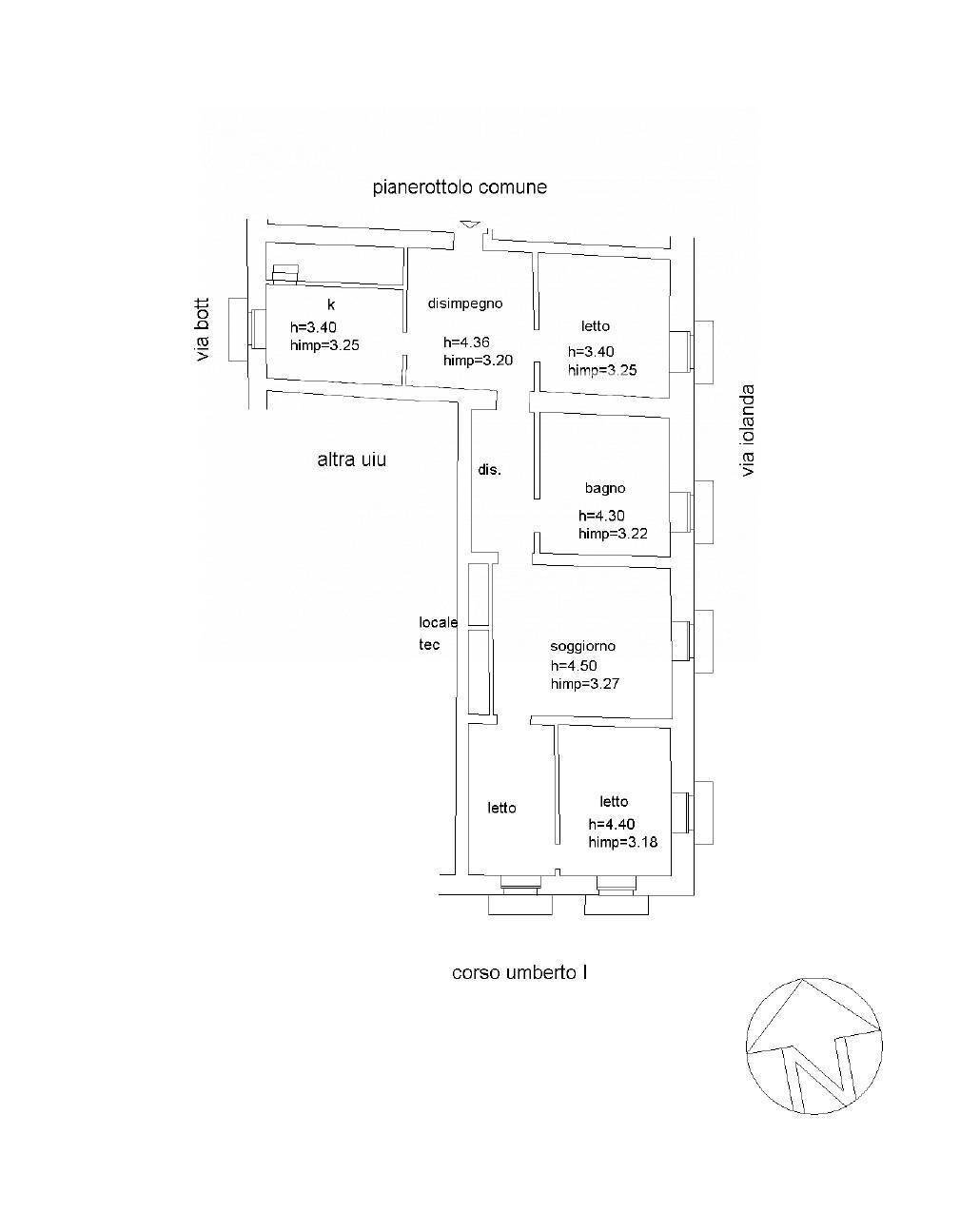 Foto 39 - Appartamento Via Iolanda
 
7, Santa Croce di Magliano - planimetria 1