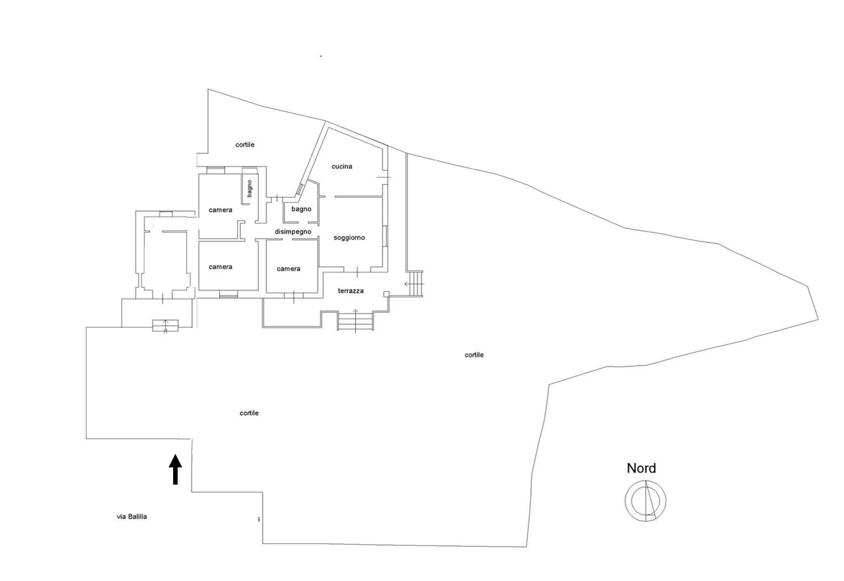 Foto 34 - Casa semi indipendente Via Balilla
 
21, La Maddalena - planimetria 1