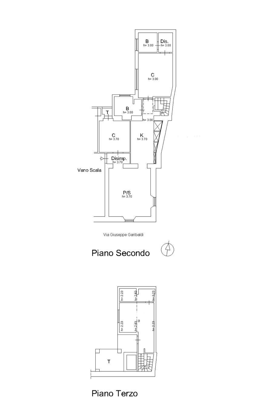 Foto 23 - Appartamento Via Giuseppe Garibaldi
 
75, La Maddalena - planimetria 1