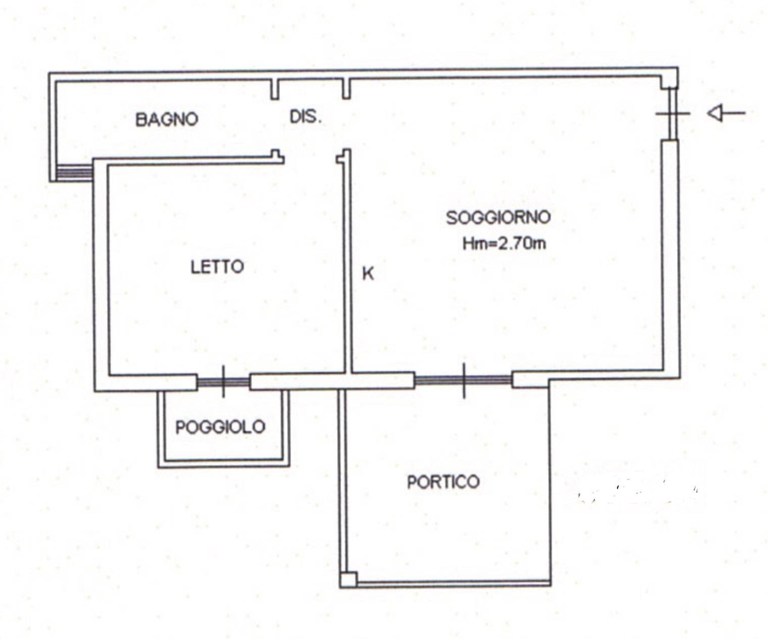 Foto 14 - Appartamento Via G. Mary, La Maddalena - planimetria 1