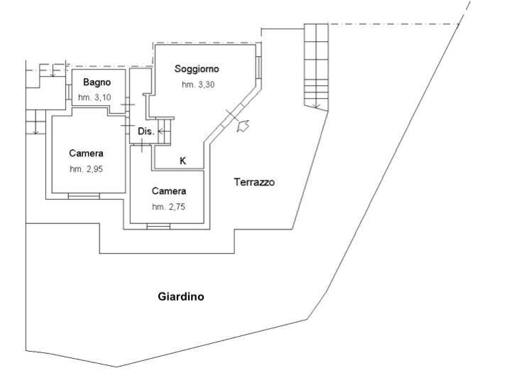 Foto 35 - Casa semi indipendente Regione Gambino, La Maddalena - planimetria 1