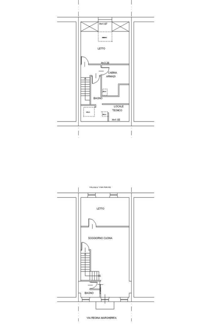 Foto 2 - Casa semi indipendente Via Regina Margherita
 
14, La Maddalena - planimetria 1