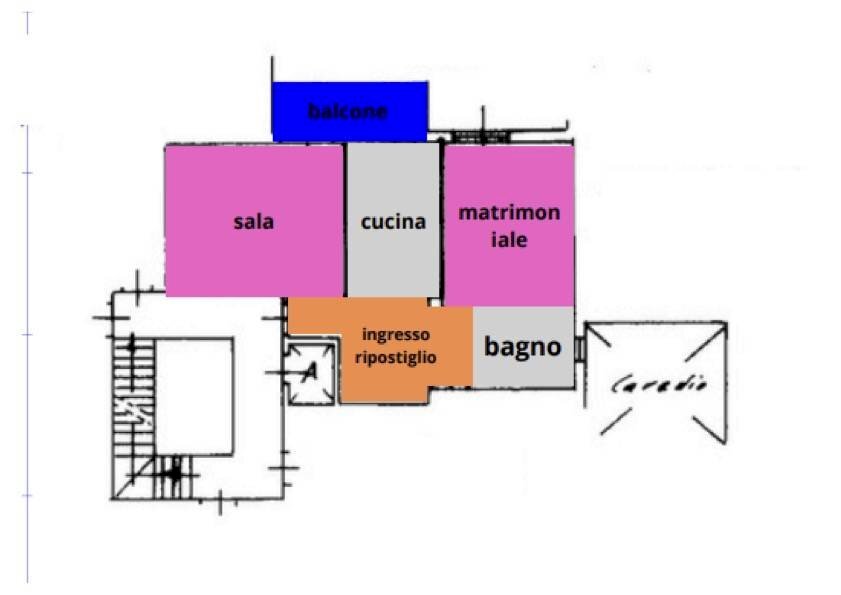 Foto 29 - Appartamento Via Francesco Pastonchi, Genova - planimetria 1