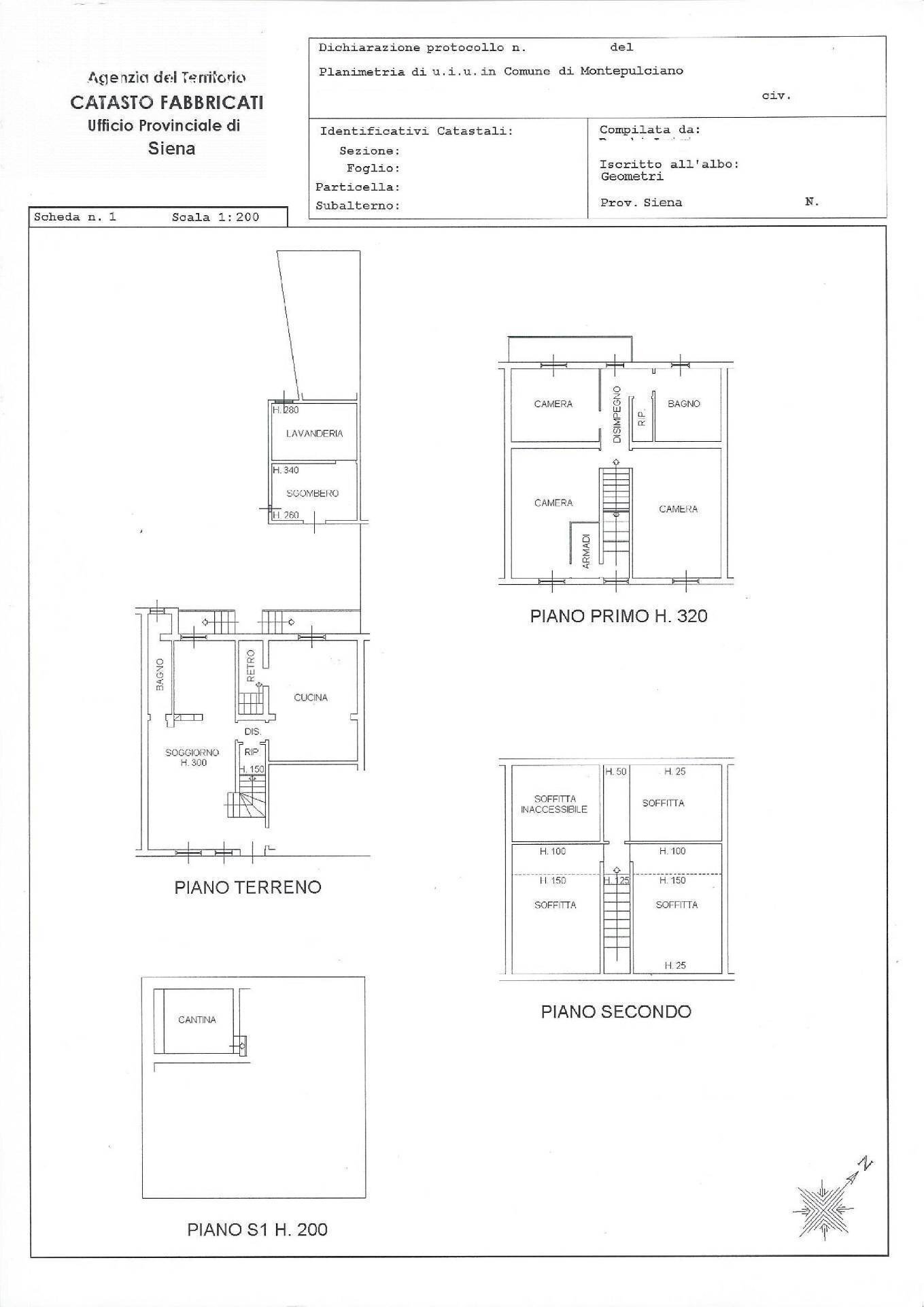 \nFoto 23\n - Appartamento Via della Resistenza
 
95, Montepulciano - planimetria 1