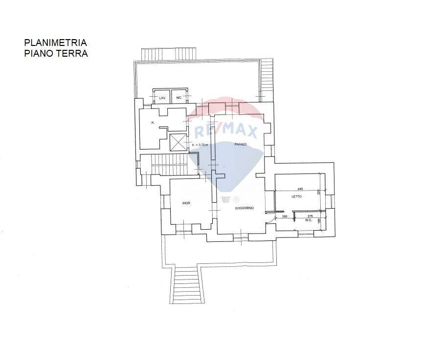 Pianta 2D - Villa Corso Alcide De Gasperi
 
330, Bari - planimetria 1