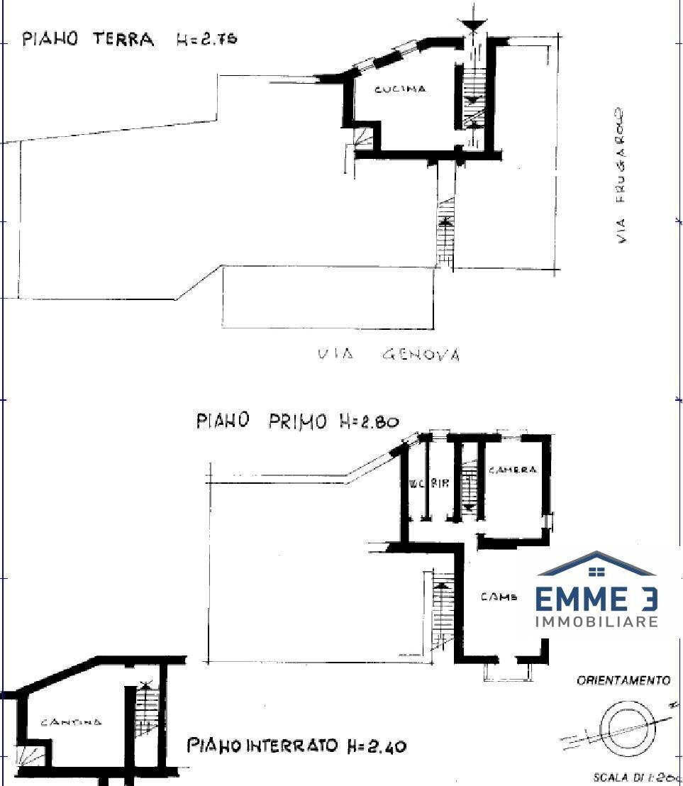 Foto 17 - Stabile - Palazzo Via Genova
 
105, Alessandria - planimetria 1