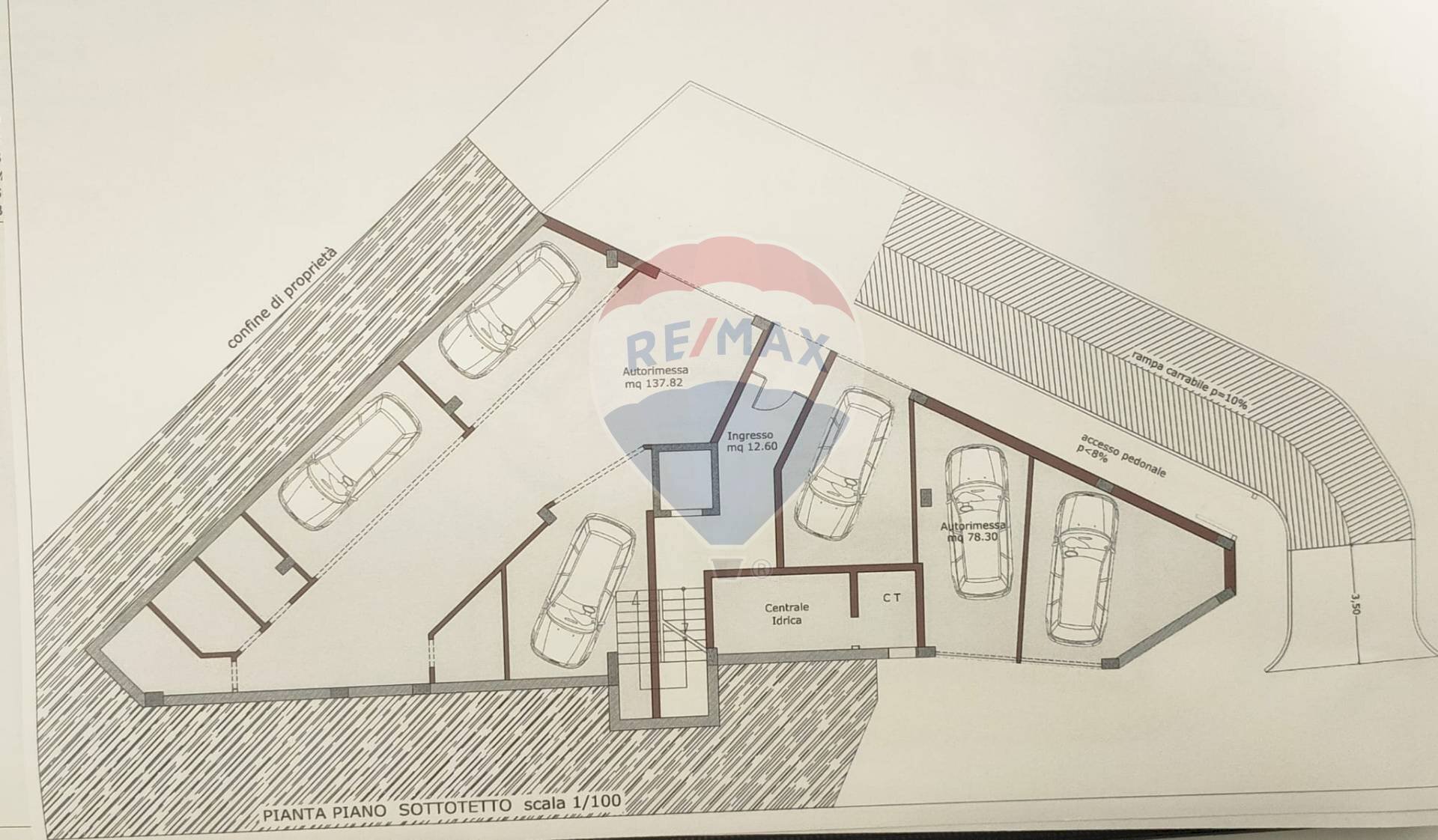 Pianta 2D - Box Via della Madonnuccia
sn, Città Sant'Angelo - foto 3