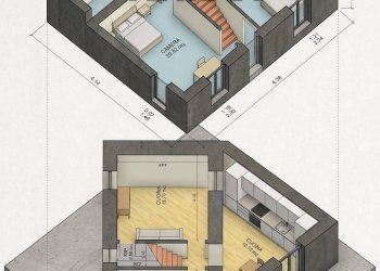 Pianta 3D - Casa indipendente localita' colle pagnotto, Pretoro - foto 31