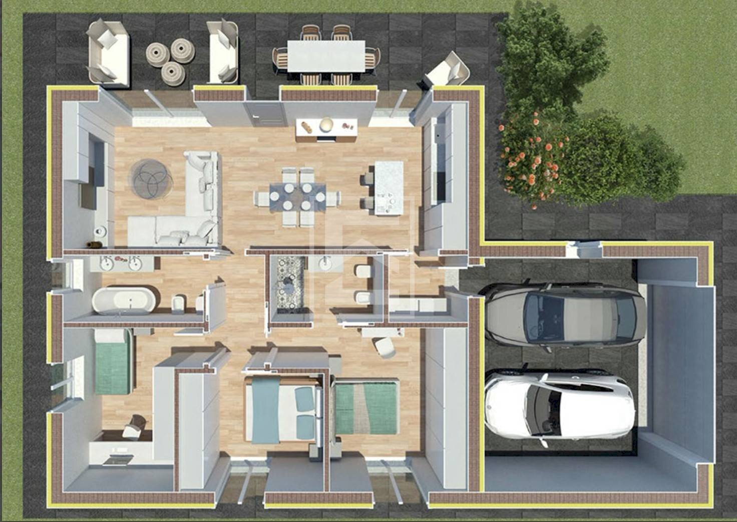 Foto 33 - Villa Via Linaro, Calvagese della Riviera - floor plans 1