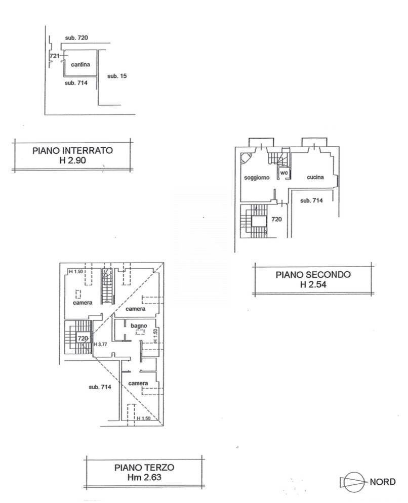 Foto 22 - Quadrilocale via Carona
 
8, Branzi - planimetria 1