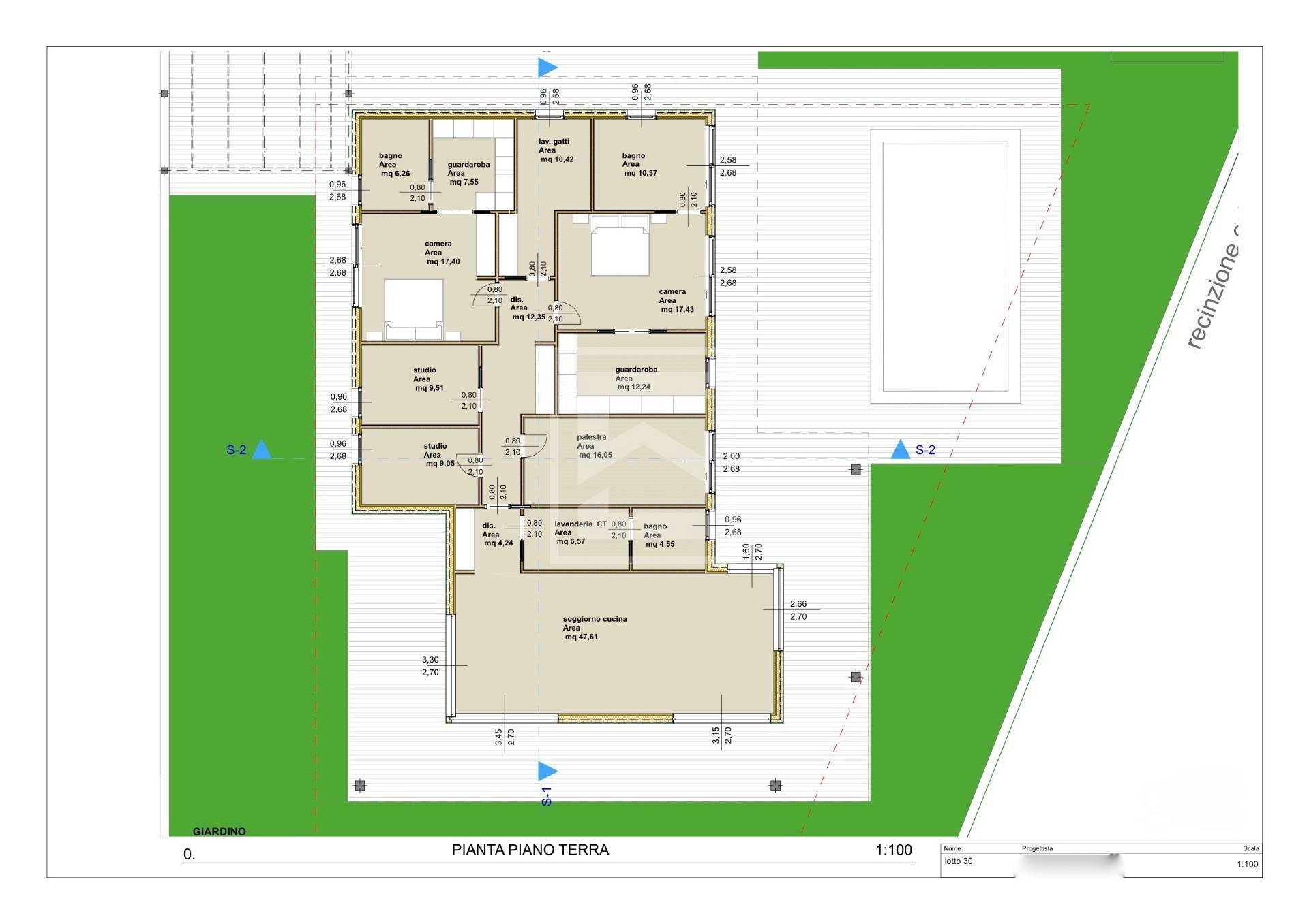 Foto 37 - Villa Via san pietro, Desenzano del Garda - floor plans 1