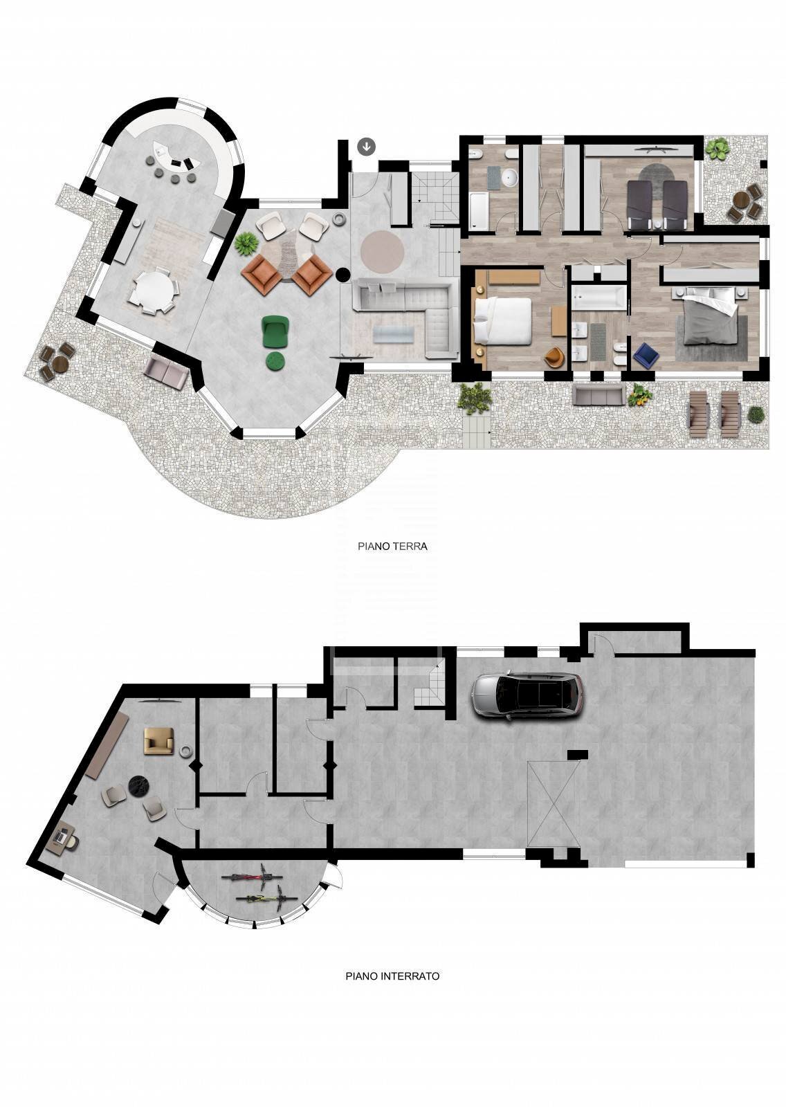 Foto 68 - Villa torquato tasso
 
24, Manerba del Garda - planimetria 1