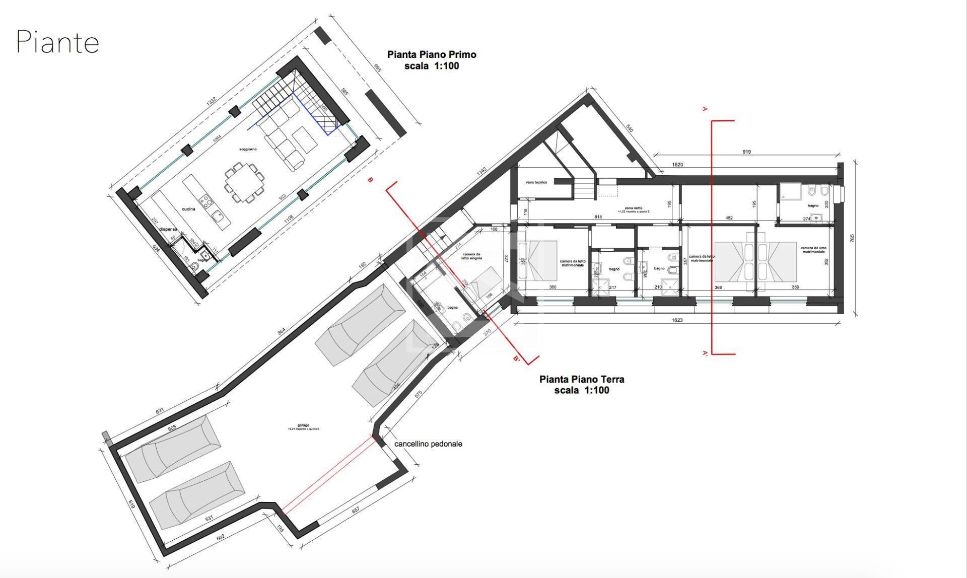 Foto 49 - Villa Via Cavour, Padenghe sul Garda - planimetria 1