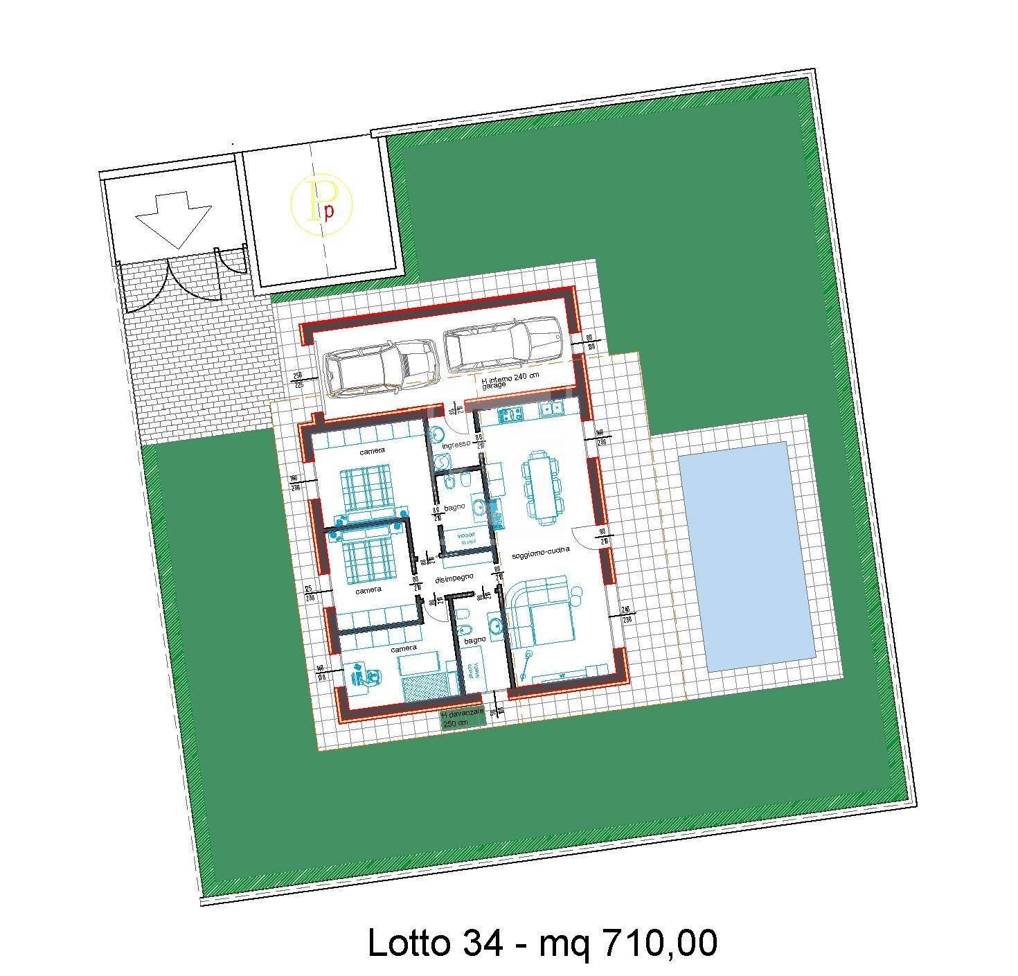 Foto 25 - Villa Via Villabella, Affi - planimetria 1