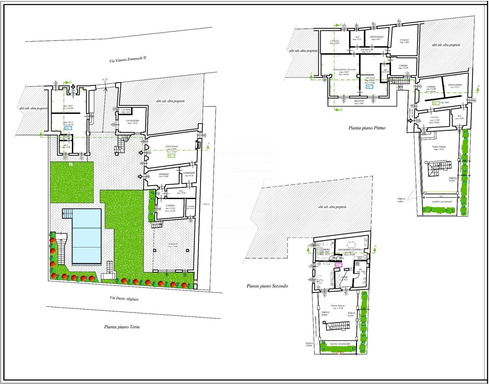 Foto 68 - Independent house Via Vittorio Emanuele II, Moniga del Garda - floor plans 1
